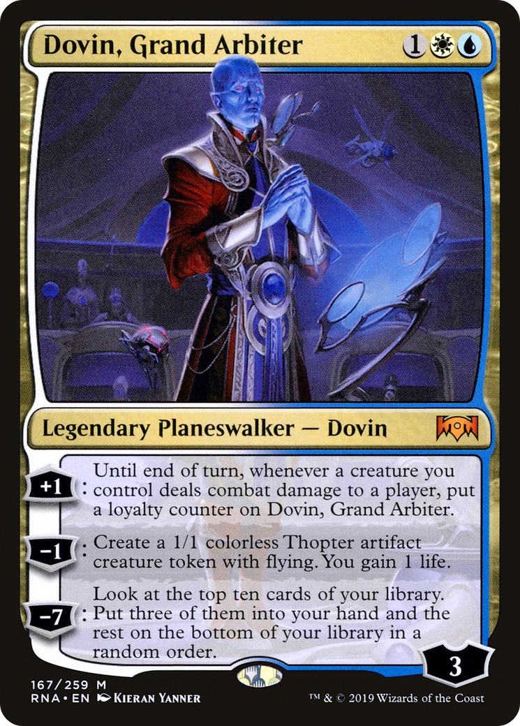 Dovin, Grand Arbiter (RNA-167) [Ravnica Allegiance] MTG Single Wizards of the Coast