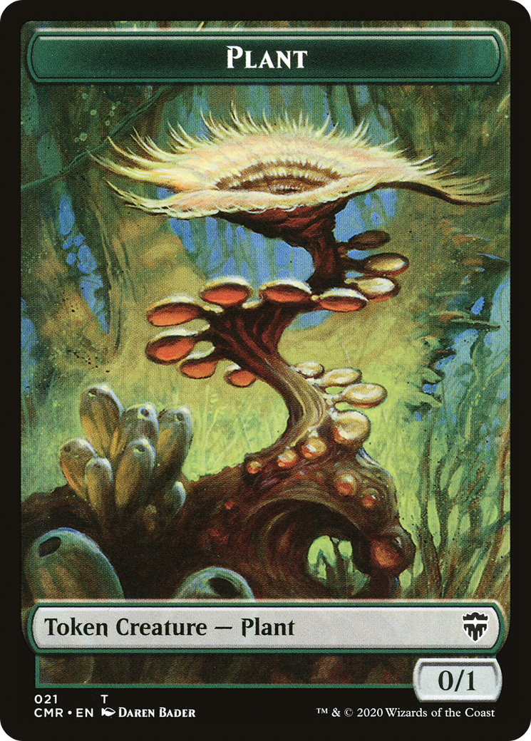 Plant (TCMR-021) [Tokens] Commander Legends Tokens MTG Single Wizards of the Coast