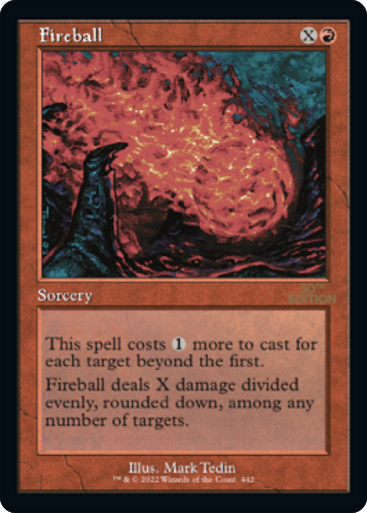 Fireball (30A-442) [30th Anniversary Edition] MTG Single Wizards of the Coast