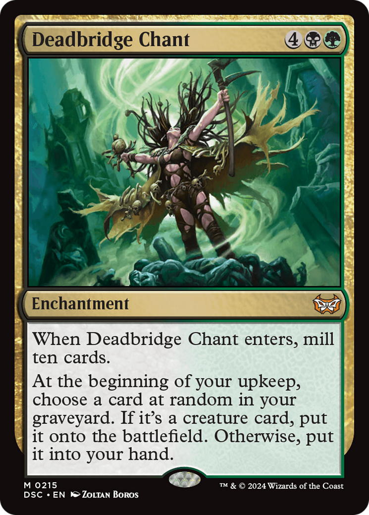 Deadbridge Chant (DSC-215) [Duskmourn: House of Horror Commander] MTG Single Wizards of the Coast