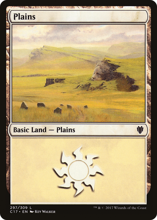 Plains (C17-297) [Commander 2017] MTG Single Wizards of the Coast
