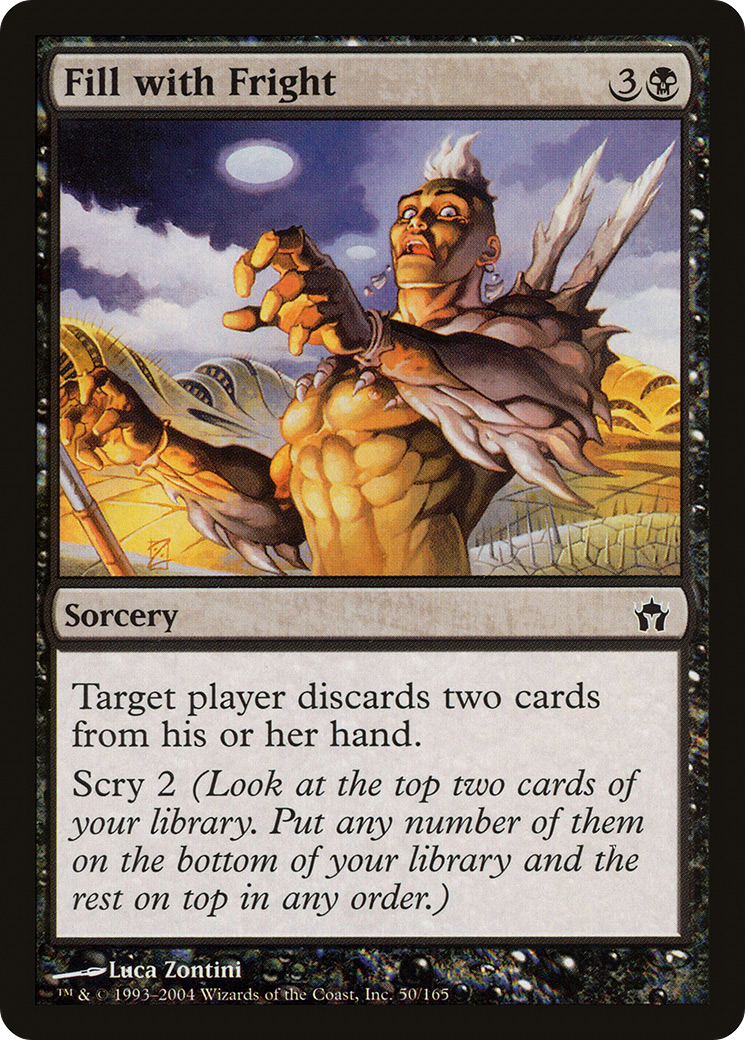 Fill with Fright (5DN-050) [Fifth Dawn] Foil MTG Single Wizards of the Coast