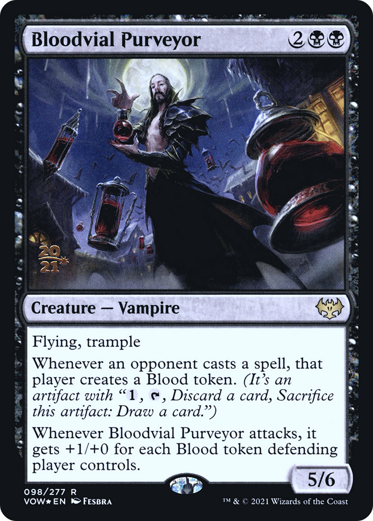 Bloodvial Purveyor (PRE-098) [Innistrad: Crimson Vow Promos] Foil MTG Single Wizards of the Coast