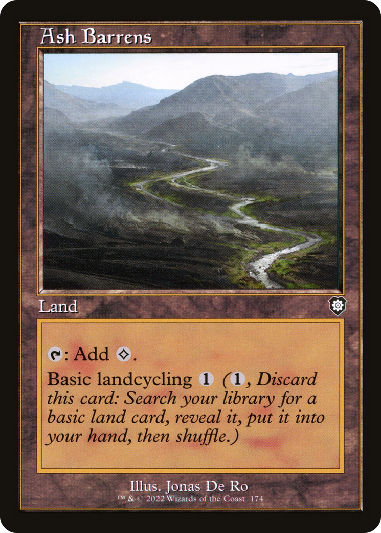 Ash Barrens (BRC-174) [The Brothers' War Commander] MTG Single Wizards of the Coast