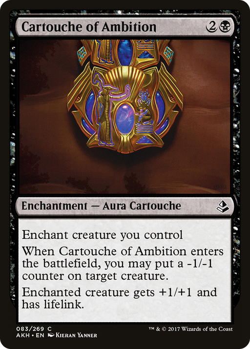 Cartouche of Ambition (AKH-083) [Amonkhet] Foil MTG Single Wizards of the Coast