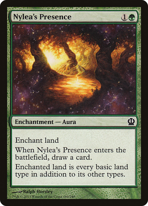 Nylea's Presence (THS-169) [Theros] Foil MTG Single Wizards of the Coast