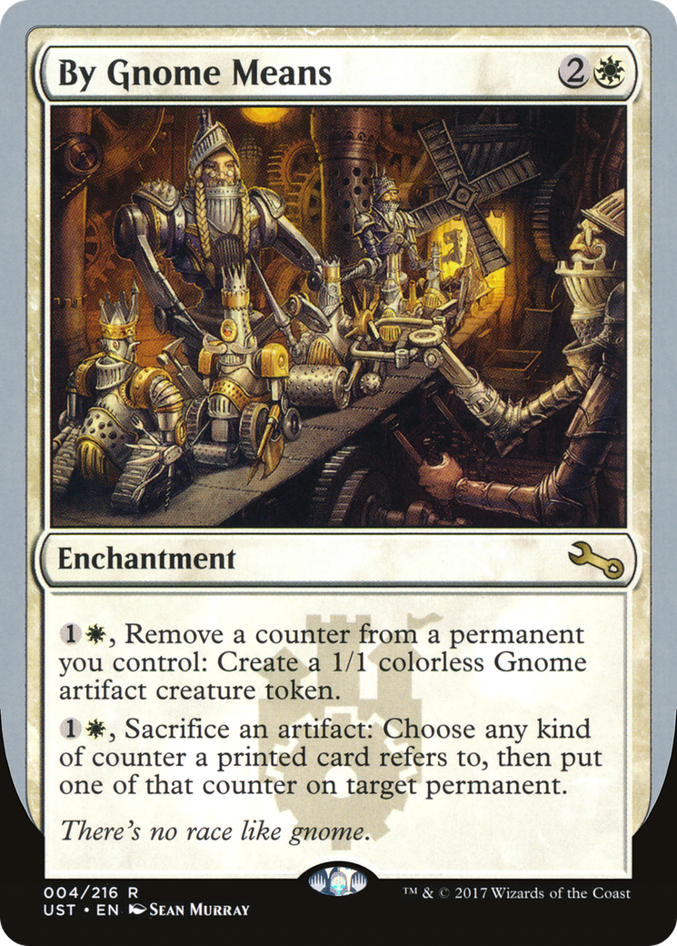 By Gnome Means (UST-004) [Unstable] Foil MTG Single Wizards of the Coast