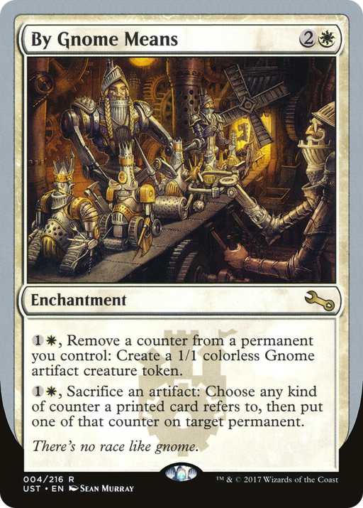 By Gnome Means (UST-004) [Unstable] Foil MTG Single Wizards of the Coast