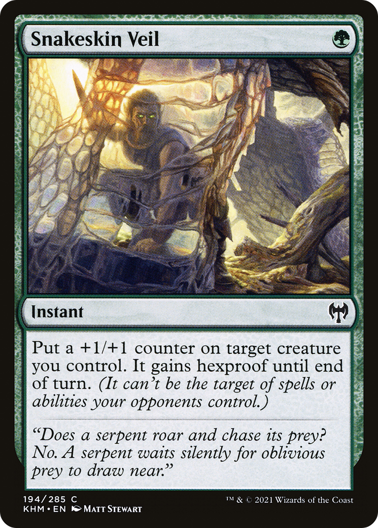 Snakeskin Veil (KHM-194) [Kaldheim] MTG Single Wizards of the Coast