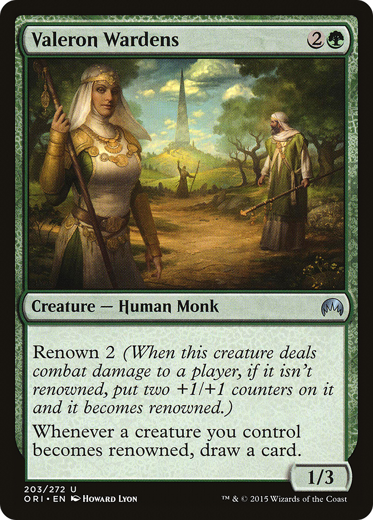 Valeron Wardens (ORI-203) [Magic Origins] Foil MTG Single Wizards of the Coast