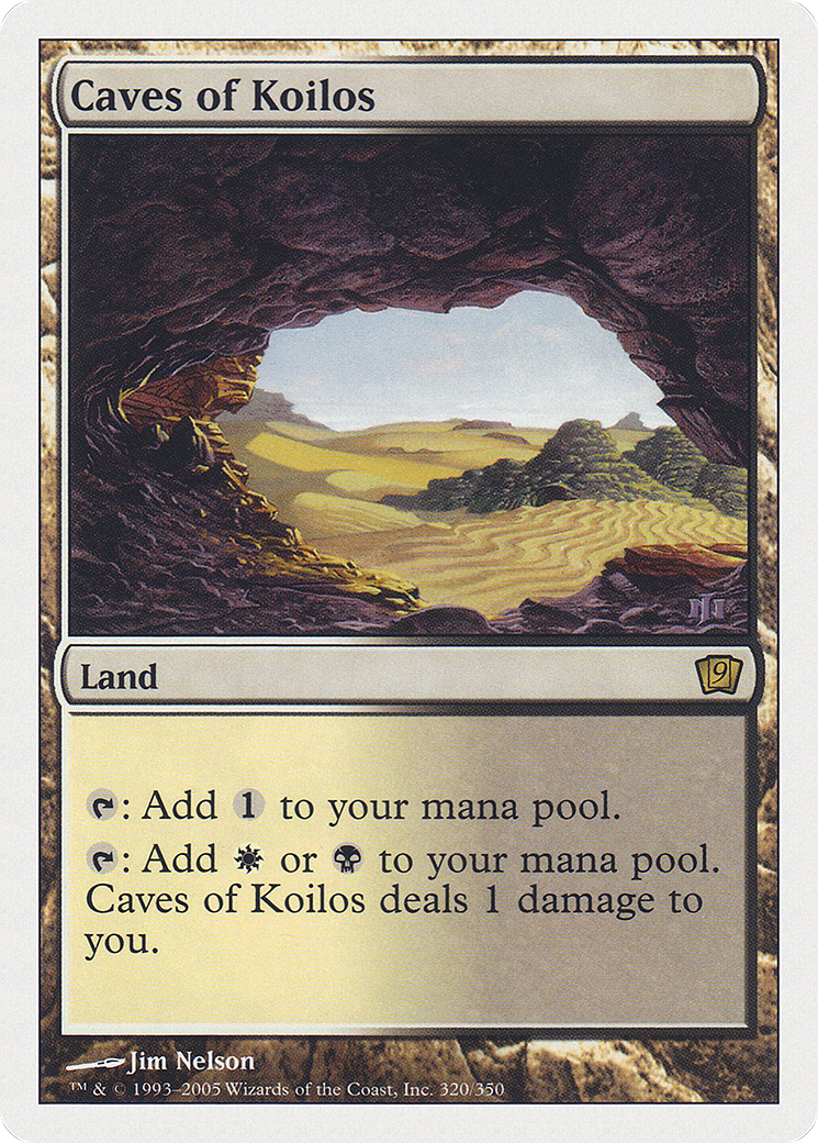 Caves of Koilos (9ED-320) [9th Edition] MTG Single Wizards of the Coast