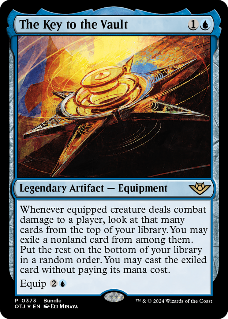 The Key to the Vault (OTJ Bundle) (UMP-373) [Outlaws of Thunder Junction] Foil MTG Single Wizards of the Coast