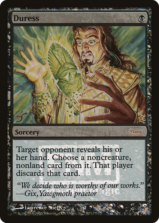 Duress (FNM-010) [Misc] Friday Night Magic 2005 Foil MTG Single Wizards of the Coast