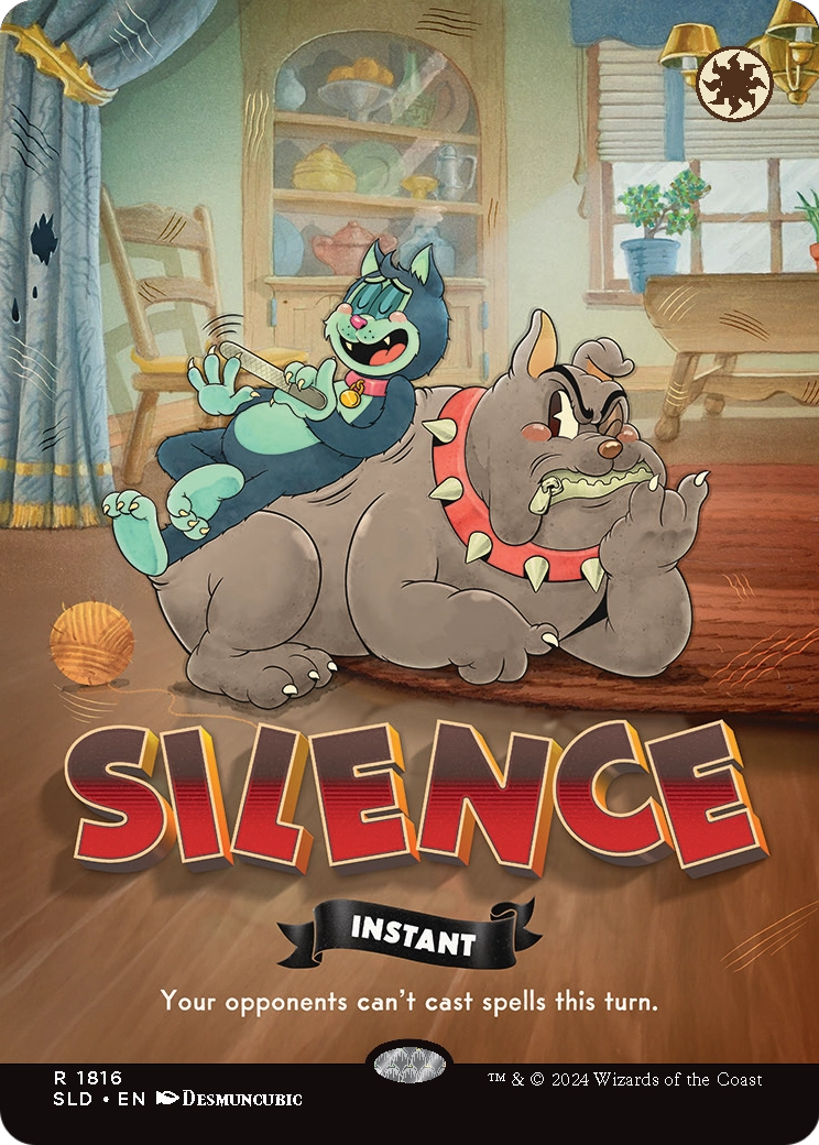 Silence (1816) (SLD-1816) [Secret Lair Drop] (Borderless)