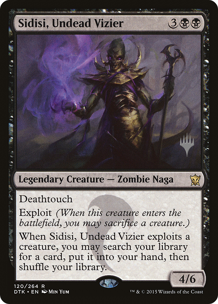 Sidisi, Undead Vizier (PPTHB-120) [Dragons of Tarkir Promos] MTG Single Wizards of the Coast