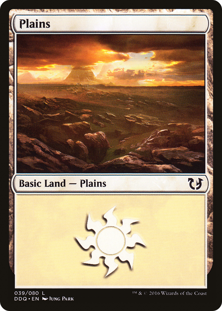 Plains (DDQ-039) [Misc] Duel Decks: Blessed vs. Cursed MTG Single Wizards of the Coast