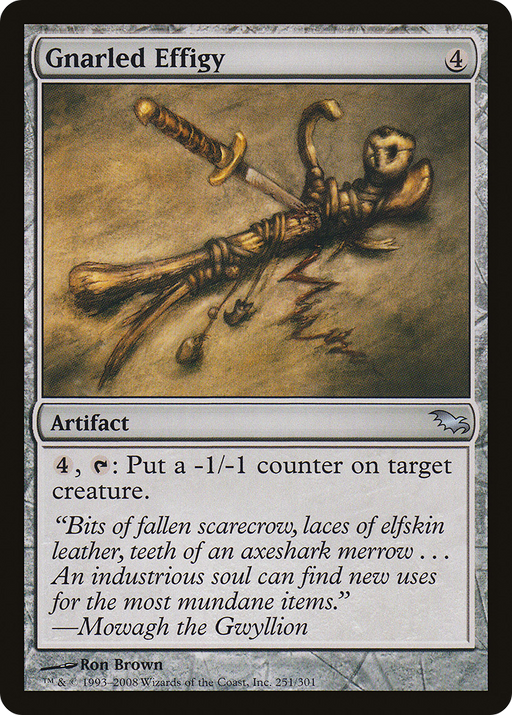 Gnarled Effigy (SHM-251) [Shadowmoor] MTG Single Wizards of the Coast