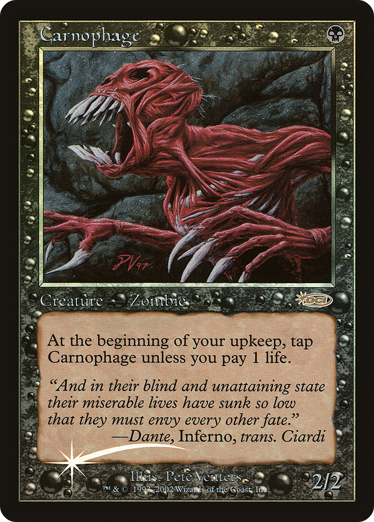 Carnophage (FNM-005) [Misc] Friday Night Magic 2001 Foil MTG Single Wizards of the Coast