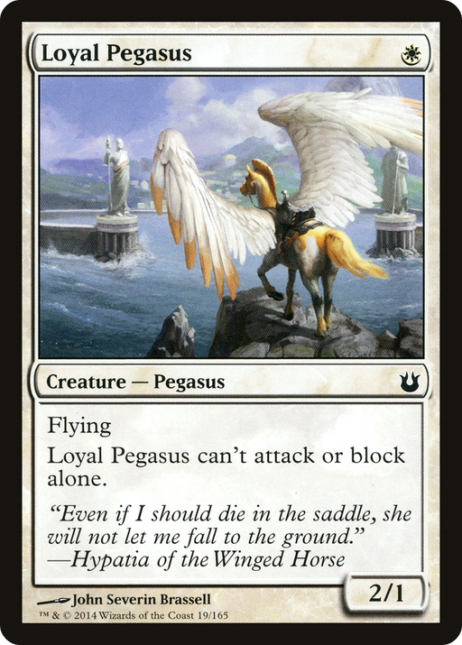 Loyal Pegasus (BNG-019) [Born of the Gods] MTG Single Wizards of the Coast
