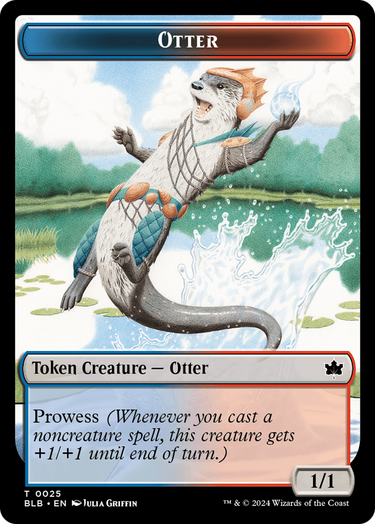 Otter Token (BLB-025) [Tokens] Bloomburrow Tokens MTG Single Wizards of the Coast