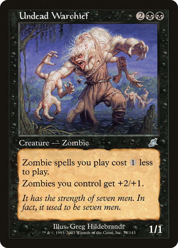 Undead Warchief (SCG-078) [Scourge] MTG Single Wizards of the Coast