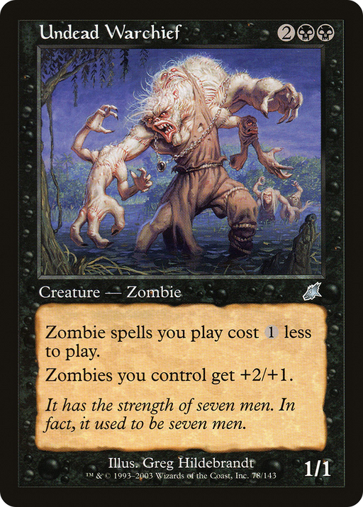 Undead Warchief (SCG-078) [Scourge] MTG Single Wizards of the Coast