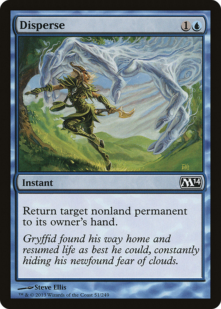 Disperse (M14-051) [Magic 2014] Foil MTG Single Wizards of the Coast