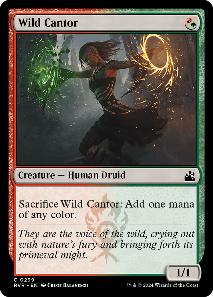 Wild Cantor (RVR-239) [Ravnica Remastered] MTG Single Wizards of the Coast