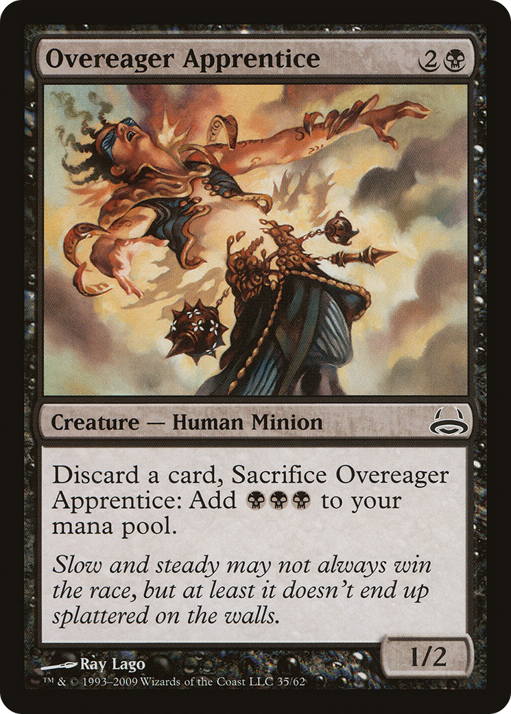 Overeager Apprentice (DDC-035) [Misc] Duel Decks: Divine vs. Demonic MTG Single Wizards of the Coast