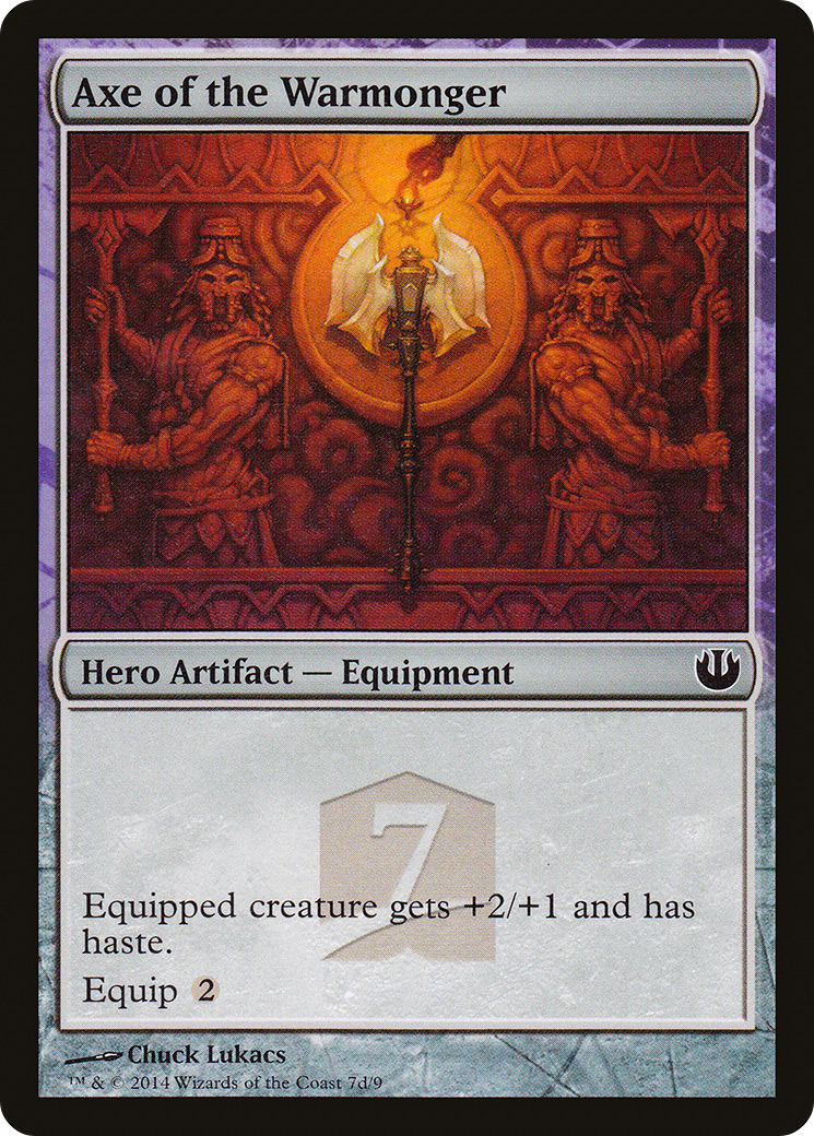 Axe of the Warmonger (HERO-) [Misc] Journey into Nyx Hero's Path MTG Single Wizards of the Coast