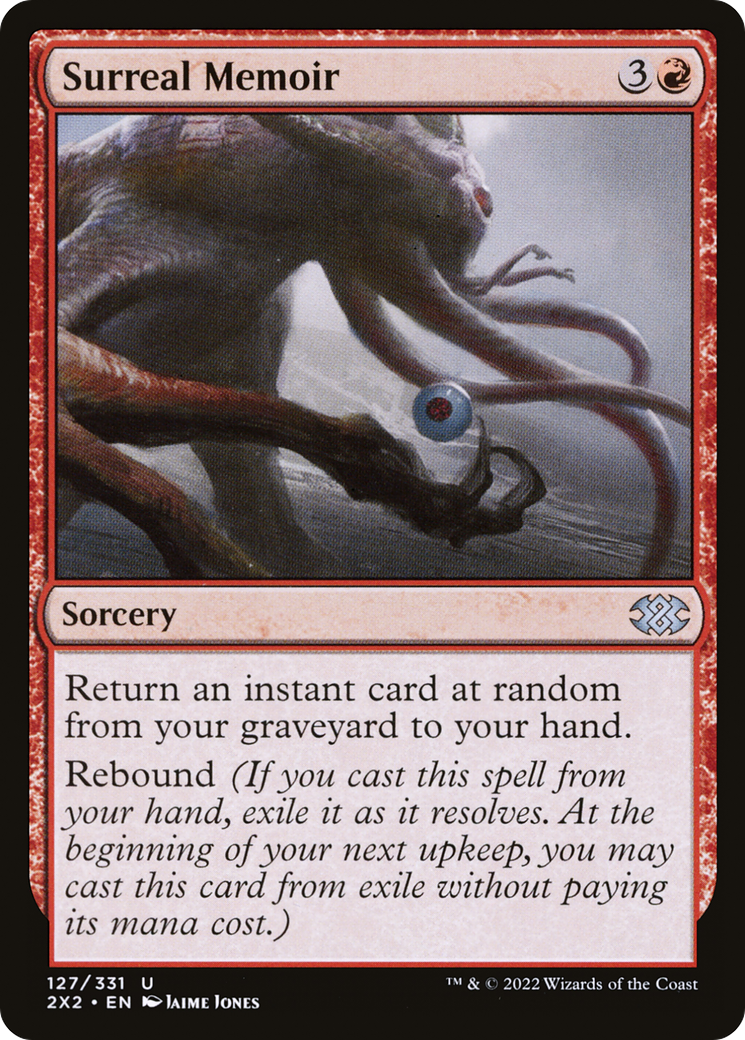 Surreal Memoir (2X2-127) [Double Masters 2022] Foil MTG Single Wizards of the Coast