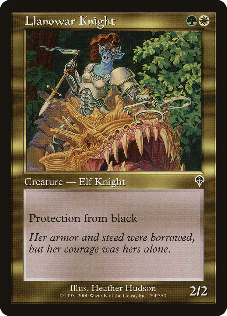 Llanowar Knight (INV-254) [Invasion] MTG Single Wizards of the Coast