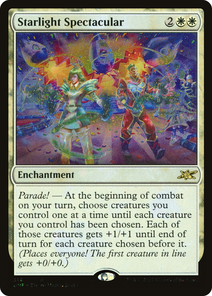 Starlight Spectacular (Galaxy Foil) (UNF-314) [Unfinity] Foil MTG Single Wizards of the Coast