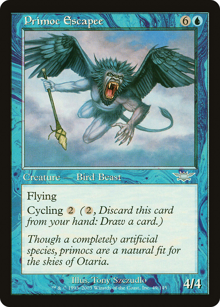 Primoc Escapee (LGN-049) [Legions] Foil MTG Single Wizards of the Coast