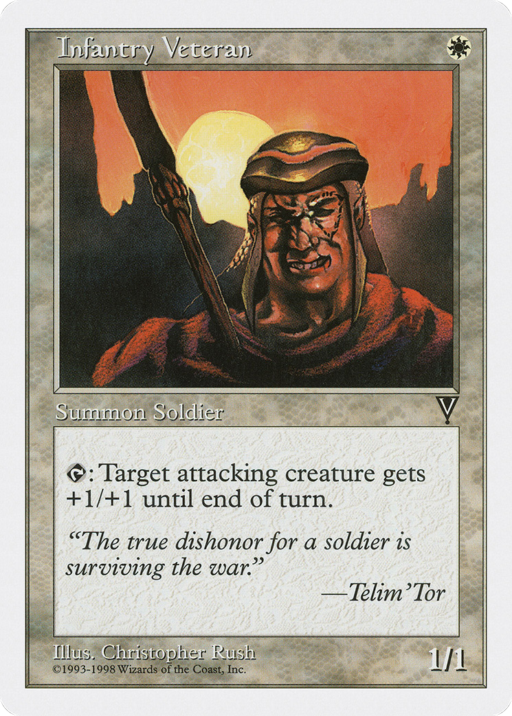 Infantry Veteran (ATH-008) [Anthologies] MTG Single Wizards of the Coast