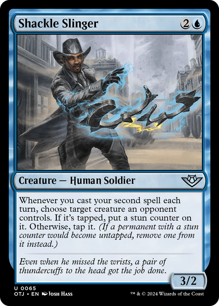 Shackle Slinger (OTJ-065) [Outlaws of Thunder Junction] Foil MTG Single Wizards of the Coast