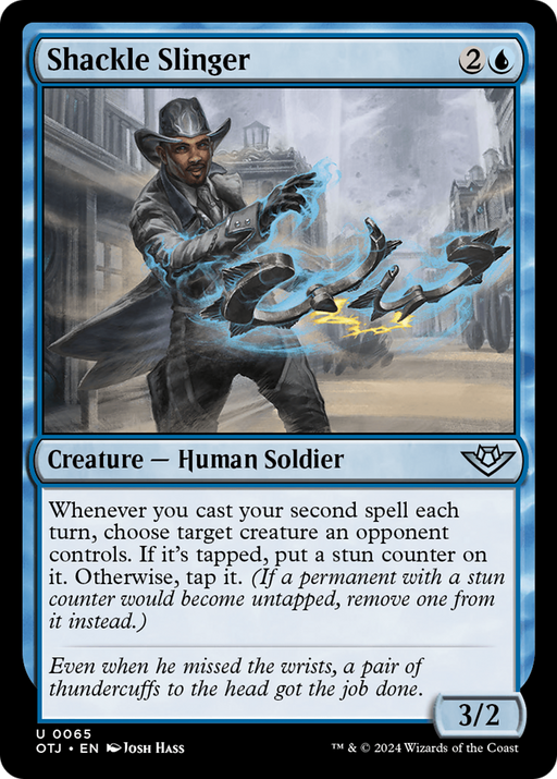 Shackle Slinger (OTJ-065) [Outlaws of Thunder Junction] Foil MTG Single Wizards of the Coast