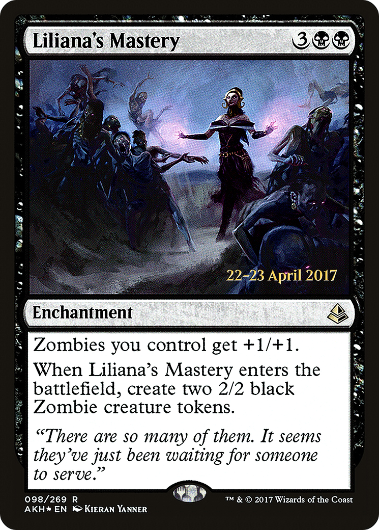 Liliana's Mastery (PRE-098) [Amonkhet Promos] Foil MTG Single Wizards of the Coast