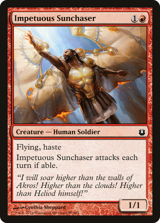 Impetuous Sunchaser (BNG-099) [Born of the Gods] MTG Single Wizards of the Coast