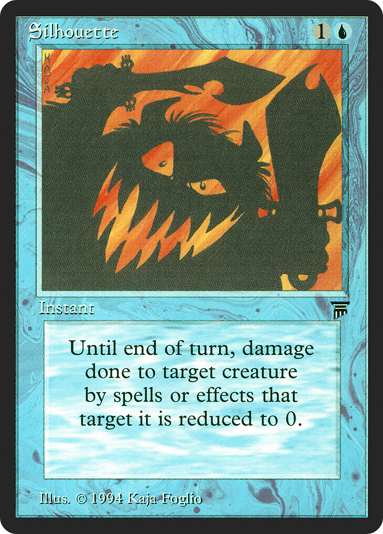 Silhouette (LEG-077) [Oldschool] Legends MTG Single Wizards of the Coast
