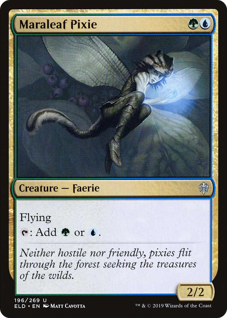 Maraleaf Pixie (ELD-196) [Throne of Eldraine] MTG Single Wizards of the Coast