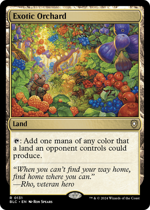 Exotic Orchard (BLC-131) [Bloomburrow Commander] MTG Single Wizards of the Coast