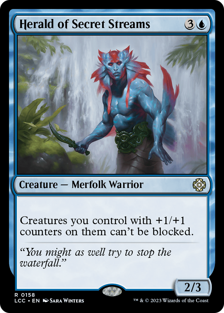 Herald of Secret Streams (LCC-158) [The Lost Caverns of Ixalan Commander] MTG Single Wizards of the Coast