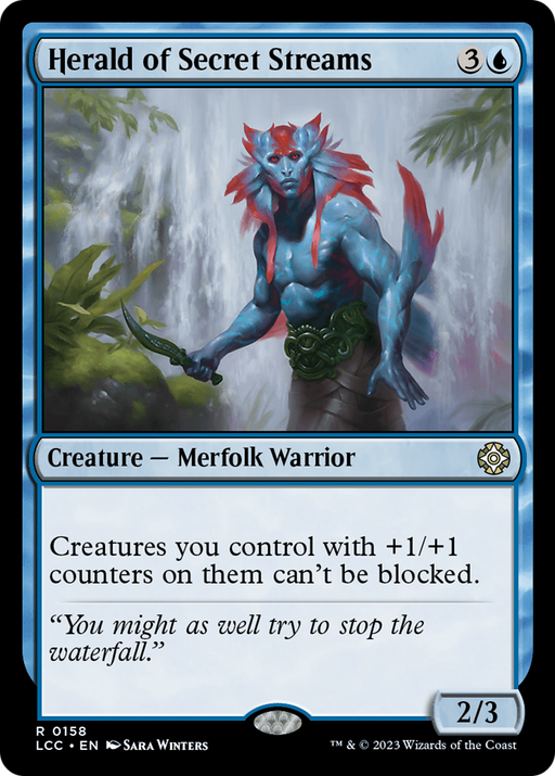 Herald of Secret Streams (LCC-158) [The Lost Caverns of Ixalan Commander] MTG Single Wizards of the Coast