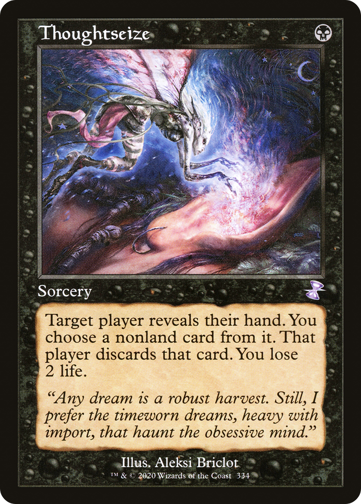 Thoughtseize (TSR-334) [Time Spiral Remastered] MTG Single Wizards of the Coast