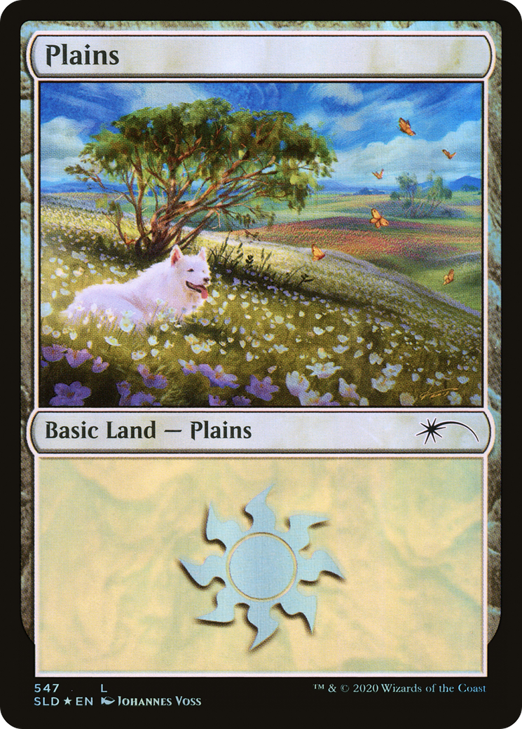 Plains (SLD-547) [Secret Lair] Drop Foil MTG Single Wizards of the Coast