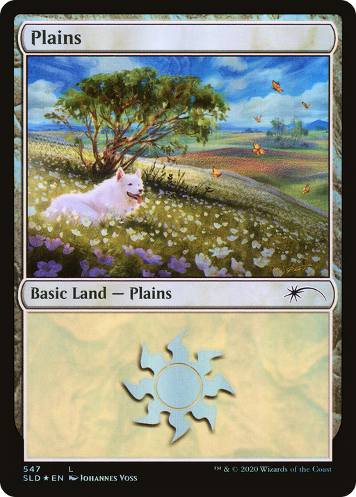 Plains (SLD-547) [Secret Lair] Drop Foil MTG Single Wizards of the Coast