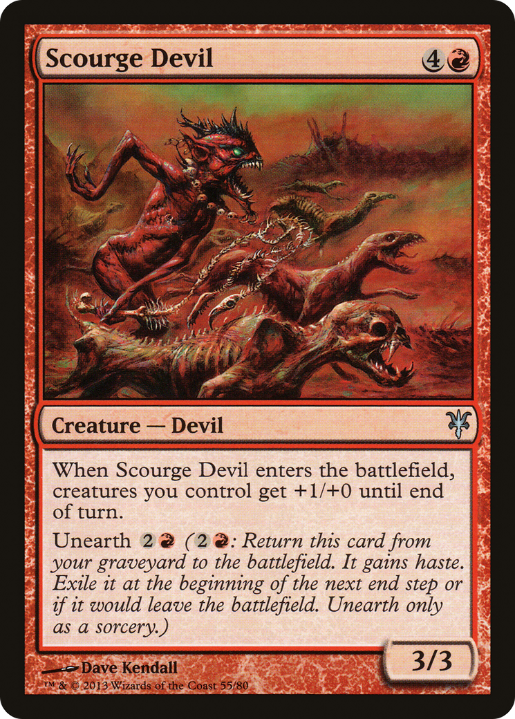 Scourge Devil (DDK-055) [Misc] Duel Decks: Sorin vs. Tibalt MTG Single Wizards of the Coast