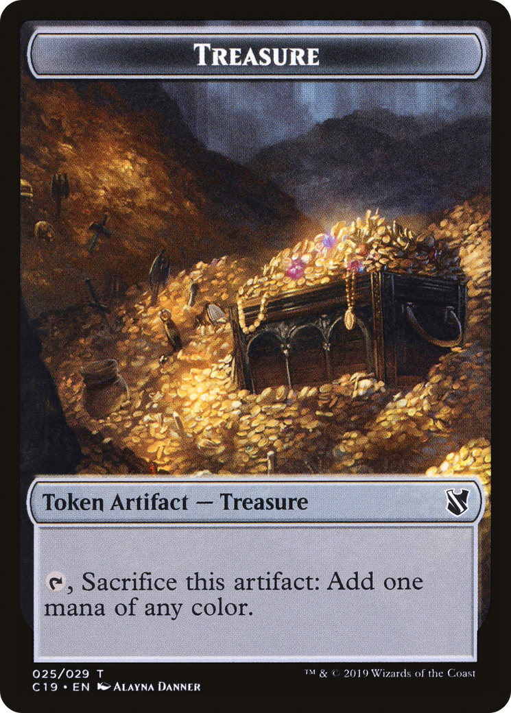 Treasure (TC19-025) [Tokens] Commander 2019 Tokens MTG Single Wizards of the Coast