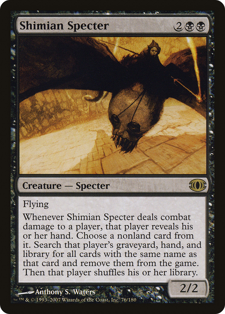 Shimian Specter (FUT-076) [Future Sight] Foil MTG Single Wizards of the Coast
